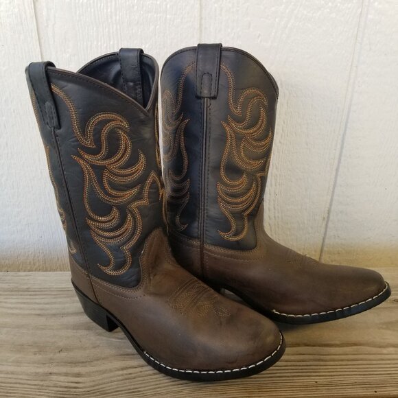 Smoky Mountain Womens Cowboy Western Boots 7 M Youth 5.5 1575 - Picture 1 of 13